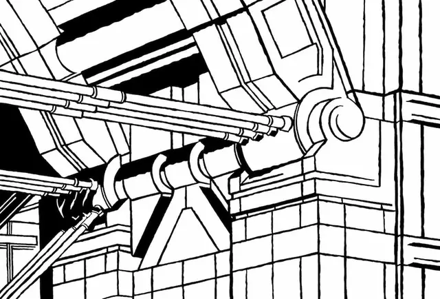 Illustration of Tery Farrell at Alban Gate