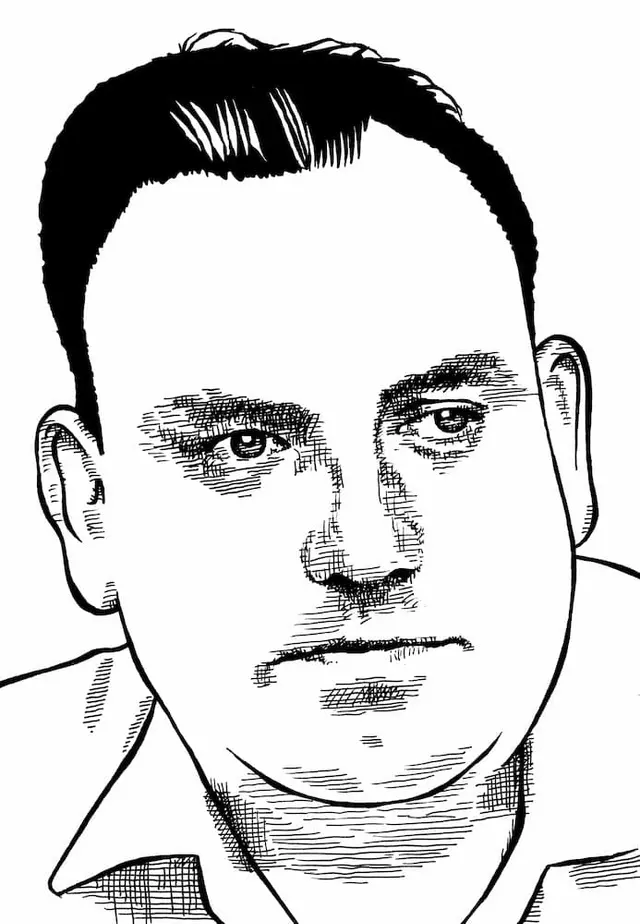 Illustration of Ian Nairn