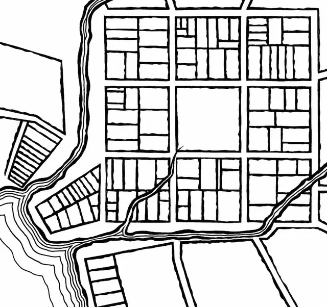 The 1641 Nine Square Plan of New Haven, Connecticut